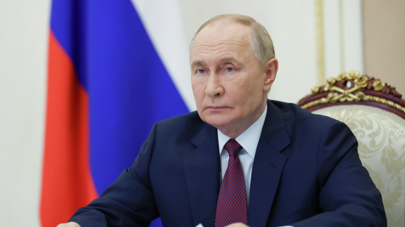 Россию устраивает нынешнее положение дел на фронте, заявил Путин
