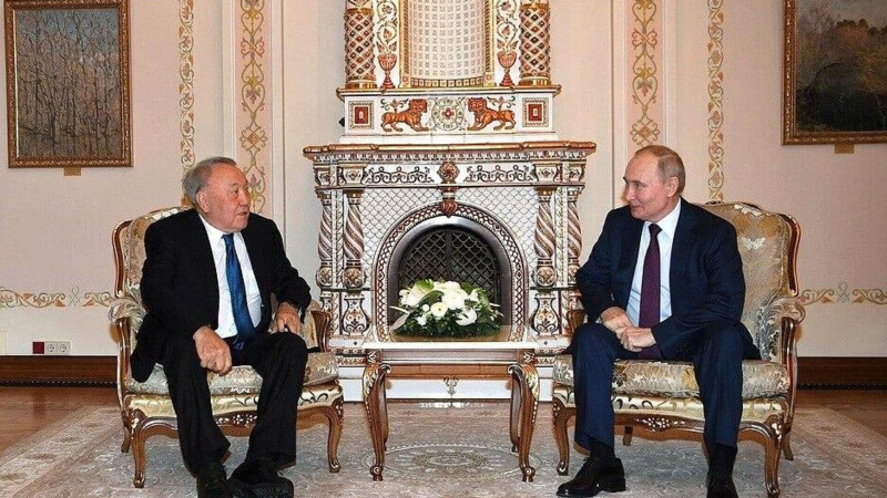 Владимир Путин встретился с Нурсултаном Назарбаевым
